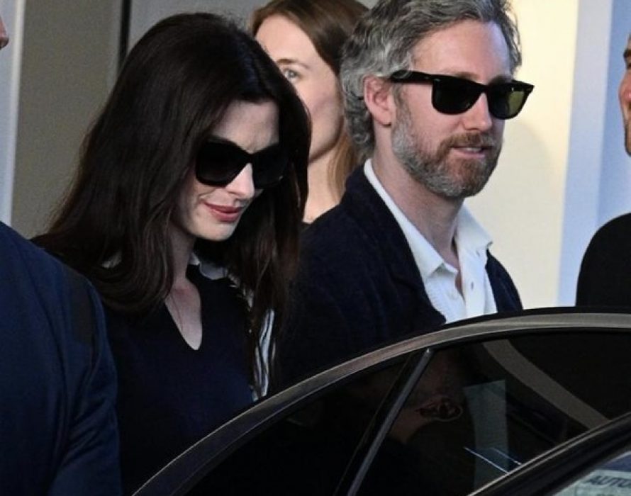 Anne Hathaway Exudes Effortless Chic in LILYSILK During the 75th Cannes Film Festival