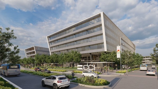 The design for CCI Global’s headquarters at Tatu City, Kenya