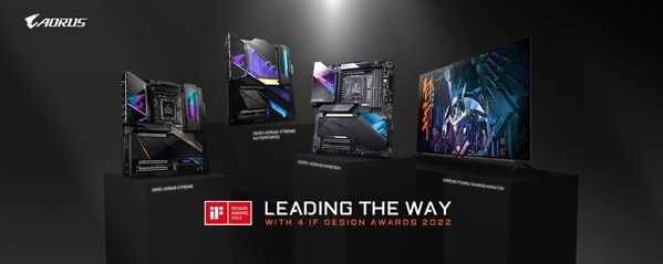 Four the Win! GIGABYTE Wins Big at iF Design Award 2022