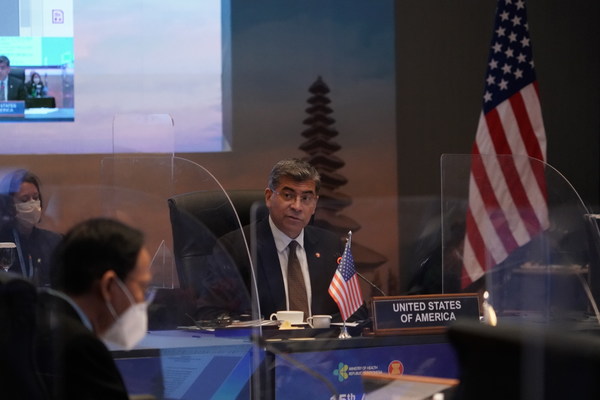 Xavier Becerra, Secretary of U.S. Department of Health and Human Services, expressing US’s commitment to support ASEAN