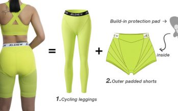 Jelenew 1+1 model outer padded cycling pants will bring women a “cycling revolution”