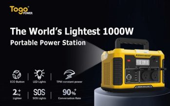 TogoPower Launched The World’s Lightest 1000W Portable Power Station