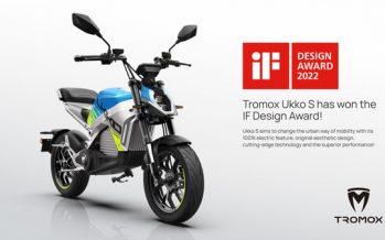 Tromox Ukko S Wins the iF Design Award 2022