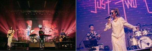 GMA SHOWCASE Concert with Cosmospeople(left) and ?te(right)