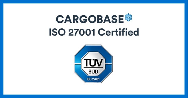 CARGOBASE, the global logistics tech platform for enterprise shippers, announced today that it has achieved ISO 27001 certification.