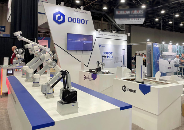 DOBOT's booth at Automate 2022