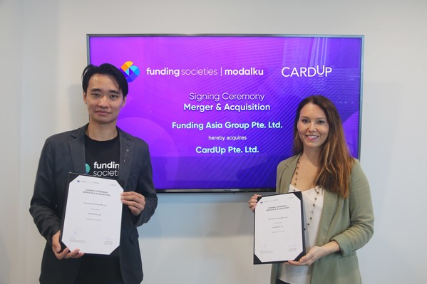 (Left to right): Kelvin Teo, Co-founder and Group CEO, Funding Societies | Modalku; Nicki Ramsay, Founder and CEO, CardUp (Left to right): Kelvin Teo, Co-founder and Group CEO, Funding Societies | Modalku; Nicki Ramsay, Founder and CEO, CardUp