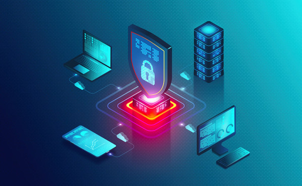 Endpoint security ilustration Endpoint security ilustration