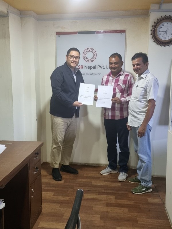 InnoCSR Signs Agreement with Mainaghat Compressor Hydraulic Soil Block Factory