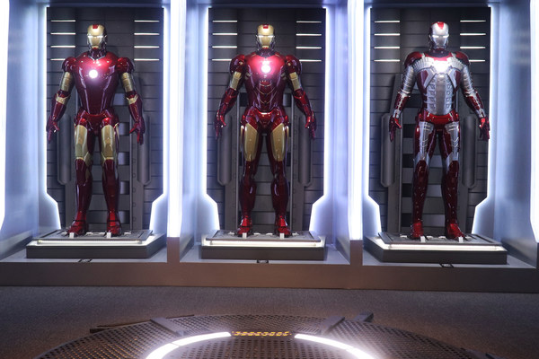 Iron Man Hall of Armor in Marvel Exhibition Indonesia