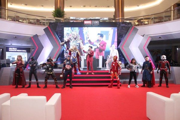 Cosplay Show From Indonesia Marvel Community on the Marvel Studios: A Universe of Heroes Exhibition Indonesia Opening Ceremony