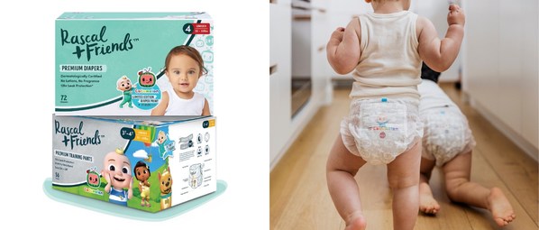 Rascal + Friends x CoComelon Branded Premium Diapers