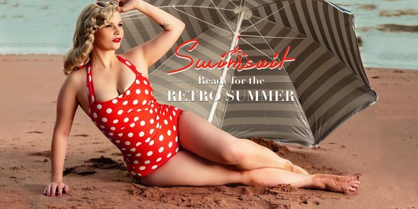 Retro Stage launches swimsuits with classic elements, including prints, polka dots, plaids, stripes and mesh.