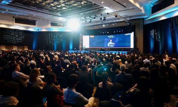 Pictured: Elizabeth Yee, Executive Vice President, Program Strategy at The Rockefeller Foundation, addressing the crowd at the AVPN Global Conference. Pictured: Elizabeth Yee, Executive Vice President, Program Strategy at The Rockefeller Foundation, addressing the crowd at the AVPN Global Conference.