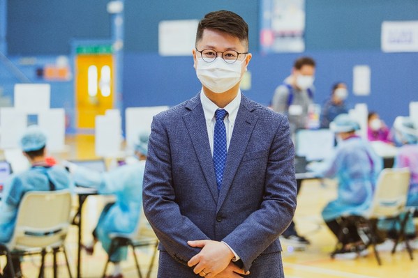 Albert Liu, General Manager of BGI Genomics Hong Kong, at the Community Testing Centre at Morse Park, said “To get all stakeholders involved and work together is the key to success.” © WHO/Until Chan
