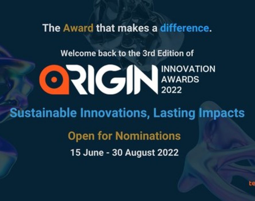 3rd Edition of ORIGIN Innovation Awards to Recognize Sustainable Innovations and Lasting Impacts
