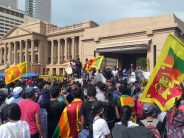 Sri Lanka protesters vow will not let up until the president, PM quit