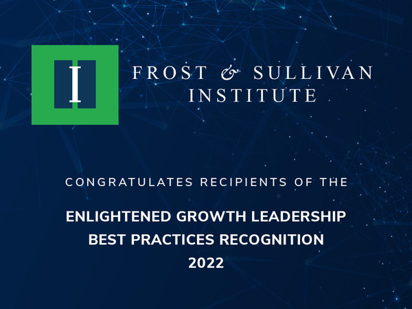 "Responsible growth begins with the commitment of a company’s leadership team; commitment to innovation, leveraging technology and business practice to innovate to zero; zero waste, zero pollution, zero inequality. The recipients of the Enlightened Growth Leadership Recognition have demonstrated a successful balance between growth, sustainability and governance,” said Aroop Zutshi, Director, Frost & Sullivan Institute.