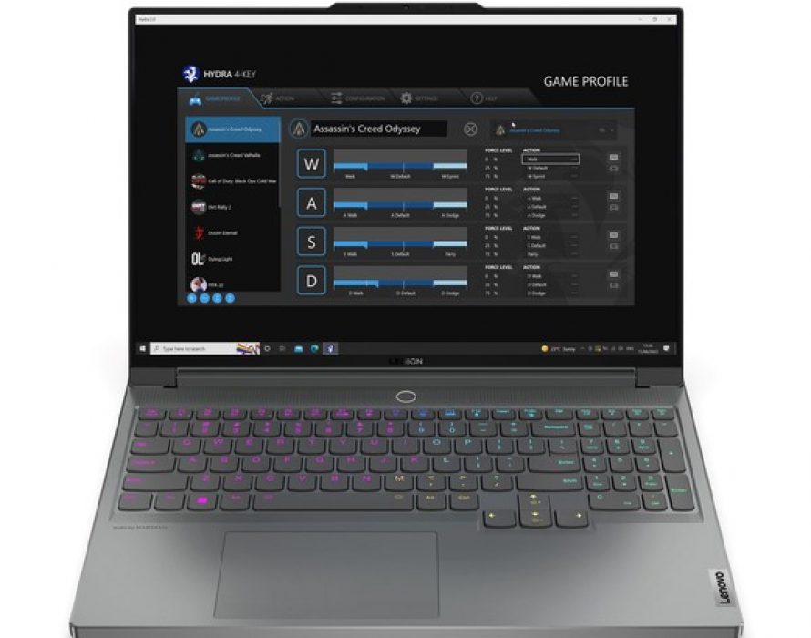Peratech transforms PC gaming experience through new force-enabled keyboards on latest Lenovo Legion 7i and 7 gaming notebooks