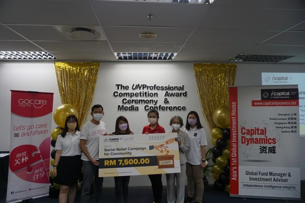 Capital Dynamics donates RM7,500 cash to the Social Relief Campaign organized by GoCare with the intention of benefiting approximately 70 Orang Asli families in the B40 communities in Malaysia.