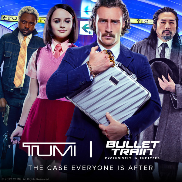 TUMI’s 19 Degree Aluminum Briefcase “The Case Everyone is After” is Featured in ‘Bullet Train’