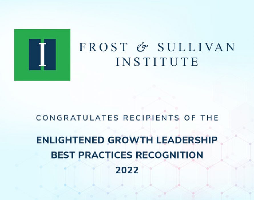 Frost & Sullivan Institute lauds Global Companies with Prestigious Enlightened Growth Leadership Awards