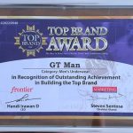 GT Man Wins Top Brand Award for Best Brand Performance, Positioning Itself on Top in the Market