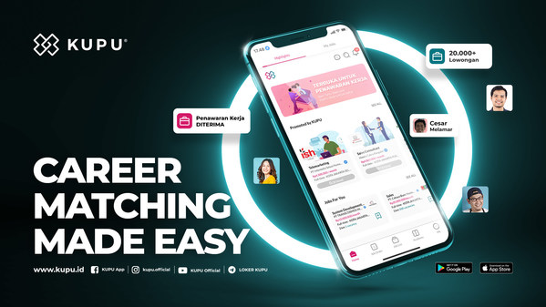 KUPU: an AI-based mobile recruitment platform connecting job providers and seekers.