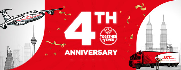 J&T Express celebrates its fourth anniversary in Malaysia