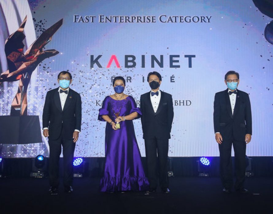 Kabinet Prive Sdn Bhd Won the Asia Pacific Enterprise Awards 2022 Malaysia Under Fast Enterprise Category