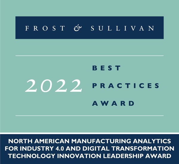 2022 North American Manufacturing Analytics for Industry 4.0 and Digital Transformation Technology Innovation Leadership Award