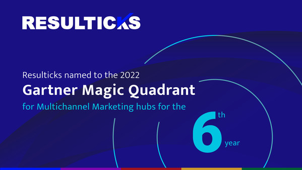Resulticks Named in 2022 Gartner® Magic Quadrant™ for Multichannel Marketing Hubs for the Sixth Year in a Row