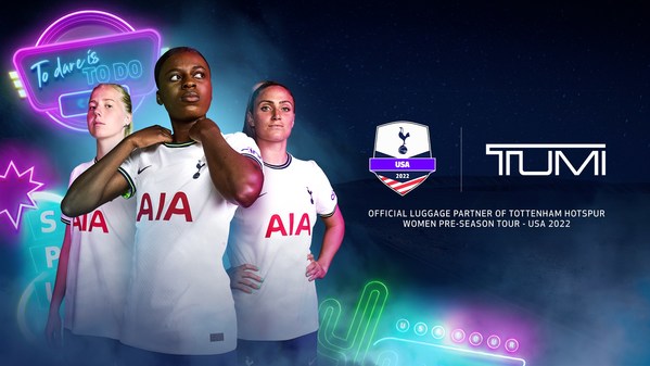 Tottenham Hotspur Women players Eveliina Summanen, Jessica Naz and Shelina Zadorsky (L-R).