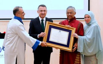 Agong conferred honorary doctorate by Marmara University, Turkiye