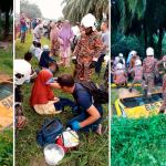 17 injured after school van skidded into roadside drain