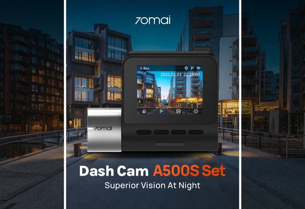 70mai Dash Cam A500S Set Superior Vision At Night