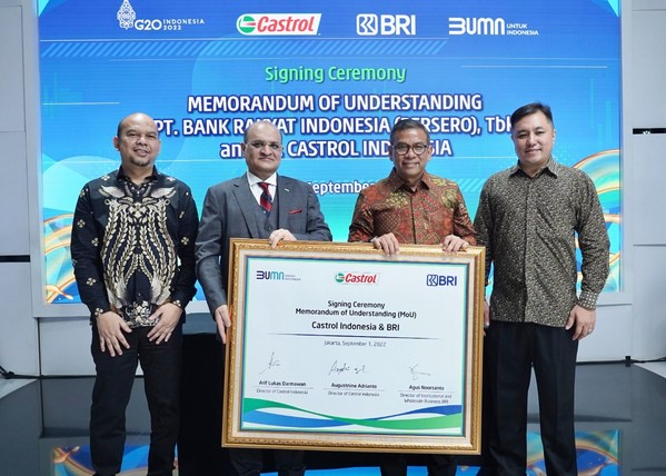 Memorandum of Understanding Signing Ceremony between PT Bank Rakyat Indonesia (Persero) Tbk and PT Castrol Indonesia