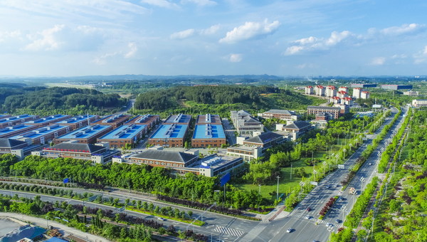 A corner of Guian New Area high-end equipment manufacturing industrial park