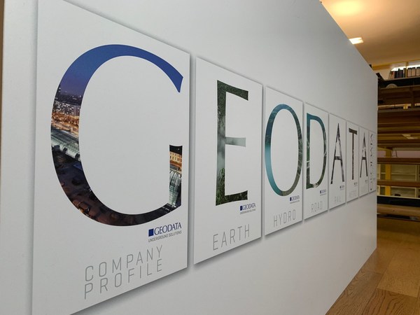 Geodata's insignia will soon give way to Pini Group's.