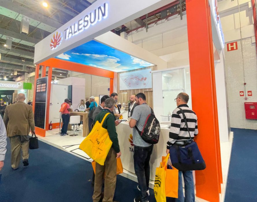 Talesun exhibits high-efficiency modules in the South American market
