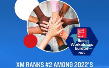 XM Ranks 2nd in Great Place to Work™ ‘Best Medium Workplaces’ List for Top 2022 European Employers