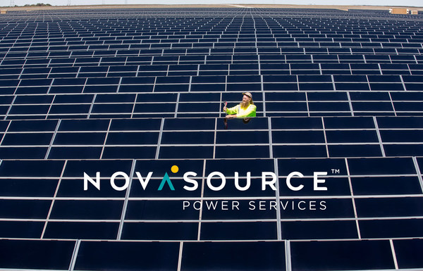 NovaSource technician at the Greenough River Solar Plant, located in Walkaway, Western Australia. NovaSource technician at the Greenough River Solar Plant, located in Walkaway, Western Australia.