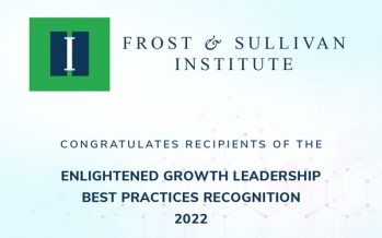 Frost & Sullivan Institute Recognizes Industry Leaders with Enlightened Growth Leadership Awards for 2022
