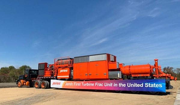 Jereh First Turbine Frac in the US, 2019