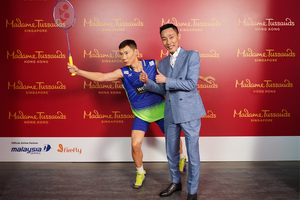 Former world no.1 badminton player, Lee Chong Wei revealed his wax figure at Madame Tussauds Singapore on 13 Oct, 2022 (Photo: Madame Tussauds Singapore) Former world no.1 badminton player, Lee Chong Wei revealed his wax figure at Madame Tussauds Singapore on 13 Oct, 2022 (Photo: Madame Tussauds Singapore)