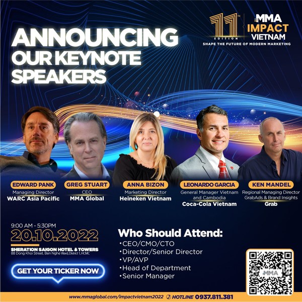 Keynote Speakers of MMA Impact Vietnam 2022