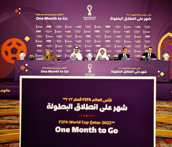 Supreme Committee for Delivery & Legacy (FIFA World Cup Qatar 2022™ One Month to Go Press Conference at the St. Regis Doha – 17 October, 2022).