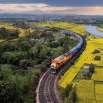 Railway port boosts high-quality development in Qingbaijiang