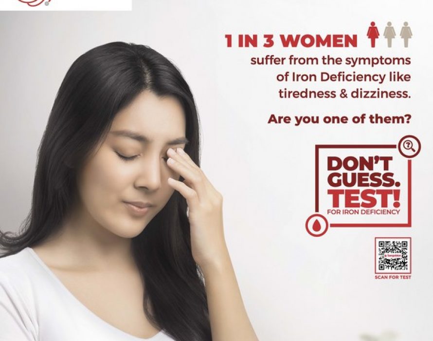 1 in 3 women suffer from Iron Deficiency symptoms including tiredness[1,2,3] and dizziness[4,5]