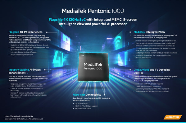 MediaTek Pentonic 1000 Chipset